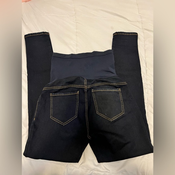 Indigo Blue Maternity Jeans - Picture 2 of 4